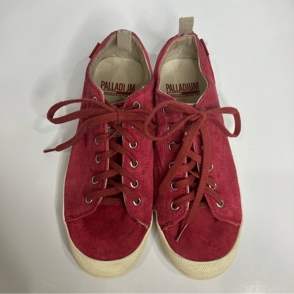Palladium women’s Wander lace sneakers in Rio red size 7.5 - Picture 4 of 9